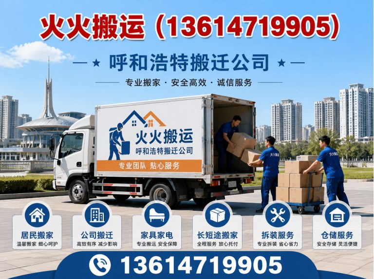 清水河县呼和浩特搬运展示图